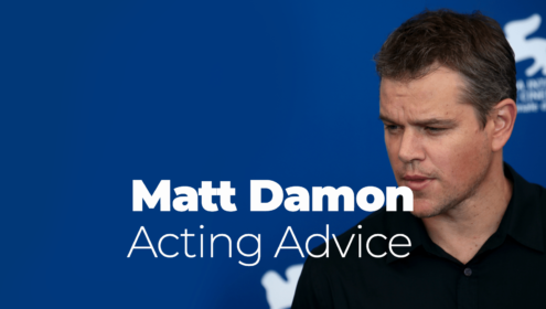 matt damons acting advice